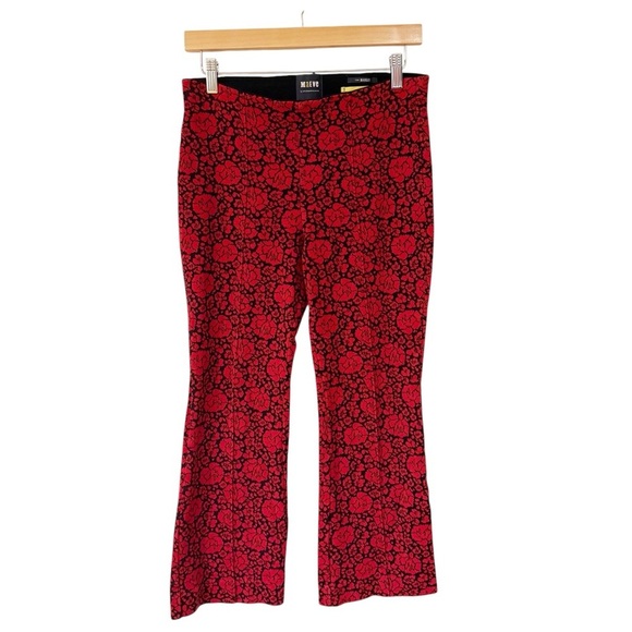 Anthropologie Maeve The Margot Kick-Flare Cropped Pants S - Picture 3 of 10